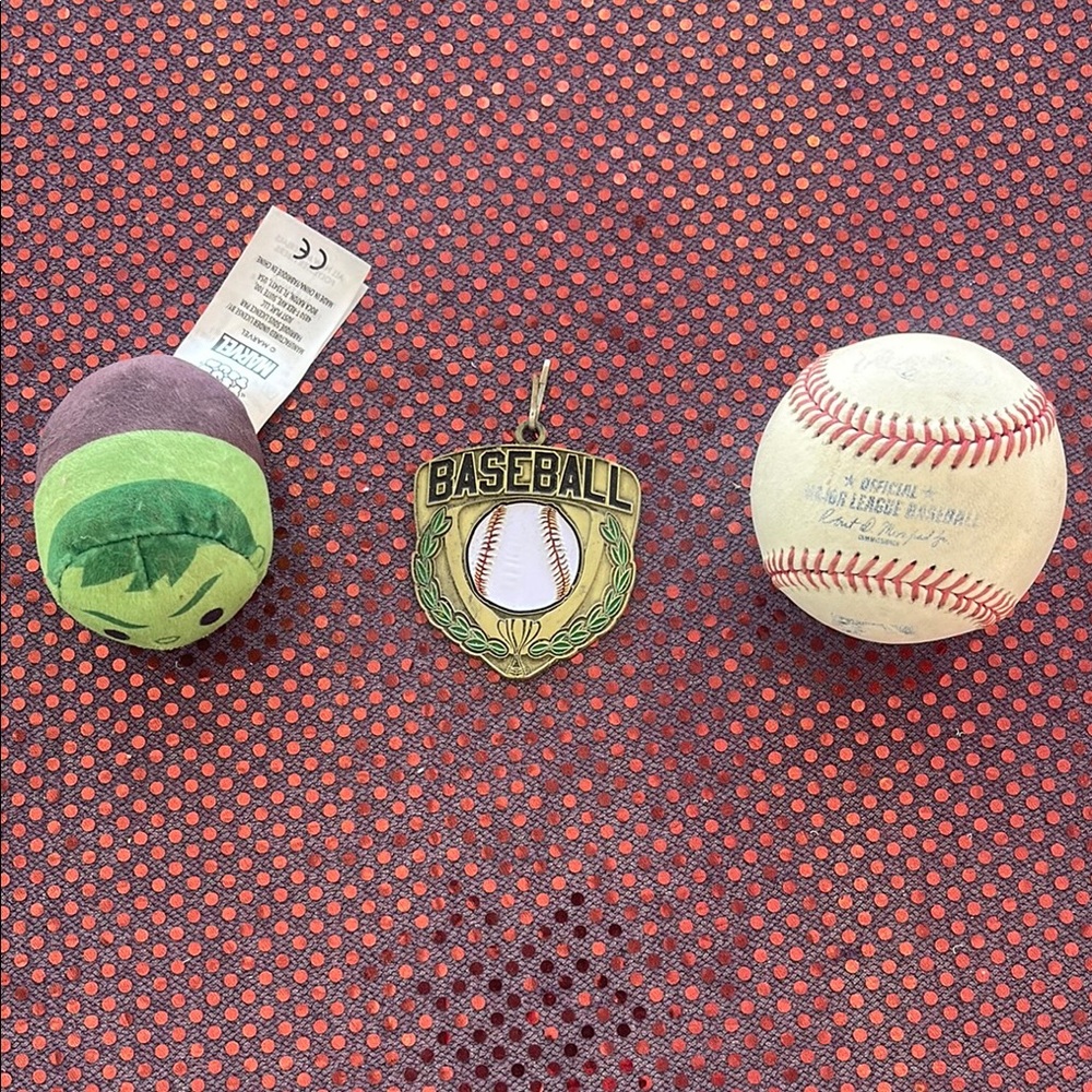Baseball and Plush Toy Set